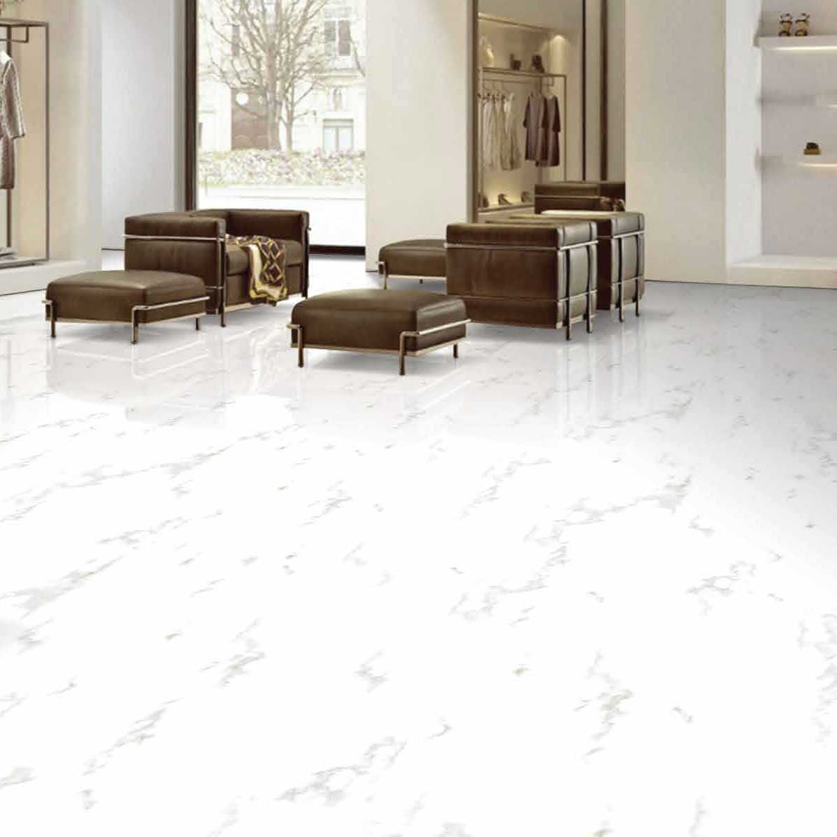 Calacatta Royal Stone Porcelain Wall/Floor Tiles  (Per M)