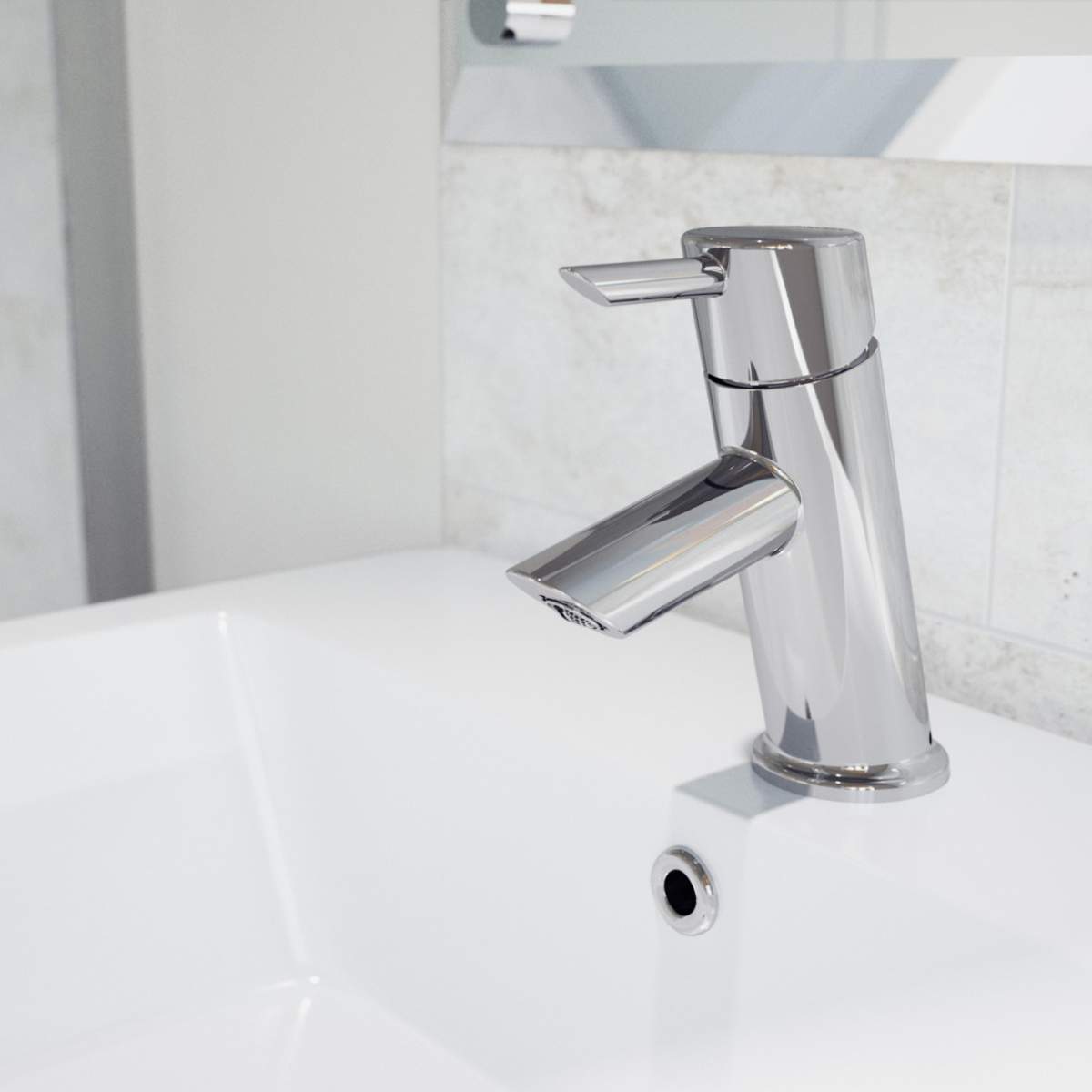 Bristan Acute Basin Mixer without Waste (AE BASNW C)