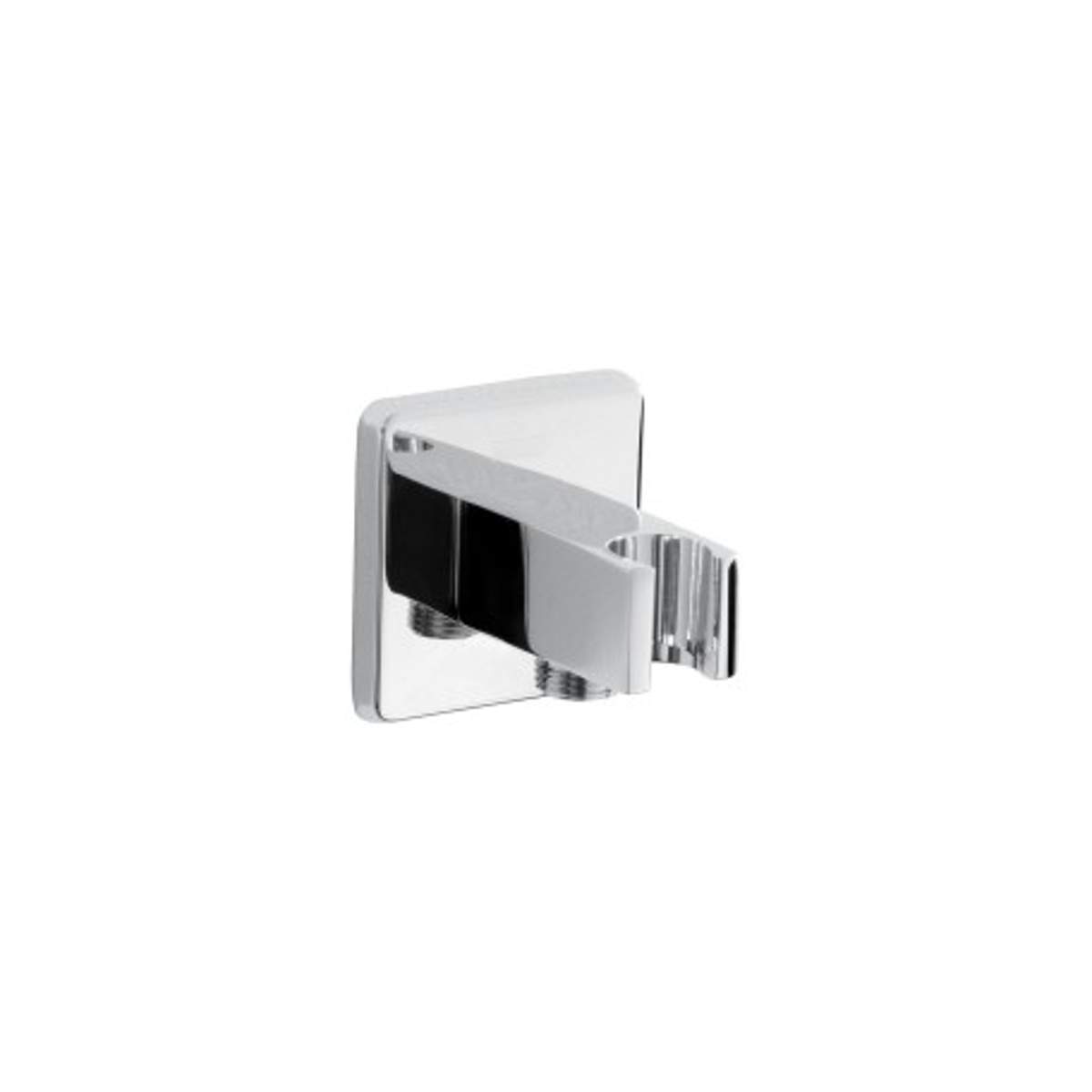 Bristan Contemporary Square Wall Outlet with Handset Holder Bracket (C WOSQ02 C)