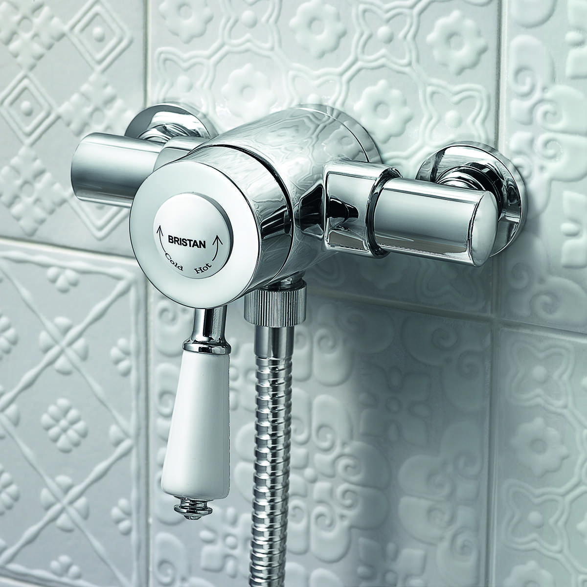 Bristan Colonial Thermostatic Exposed Mini Valve Shower (KN2 SHXAR C)