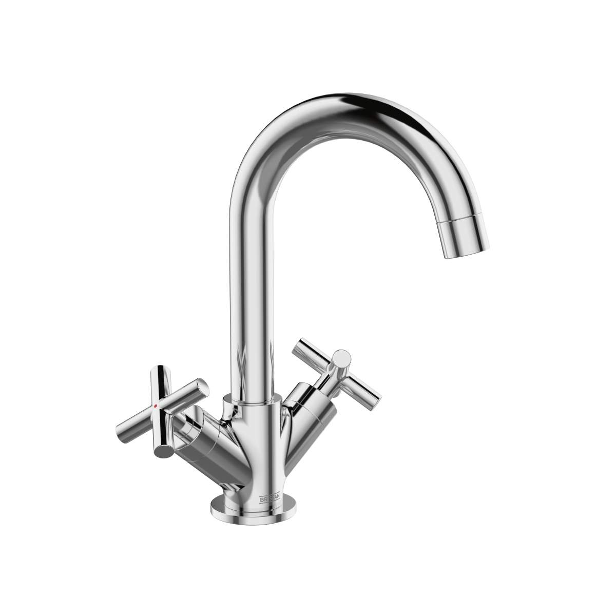 Bristan Naxos Basin Mixer with Clicker Waste (NAX BAS C)