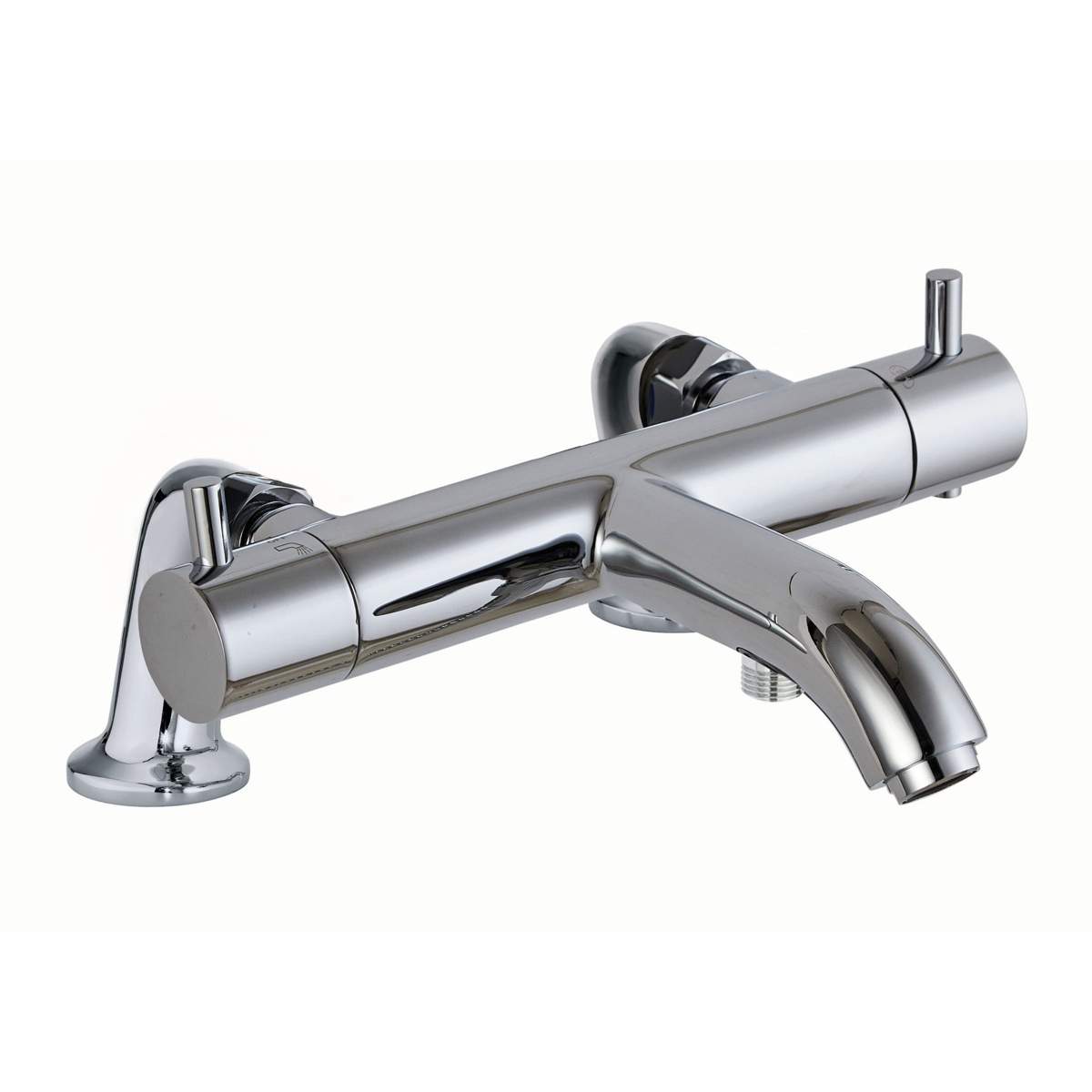 JTP Florence Thermostatic Deck Mounted Bath and Shower Mixer (15659)