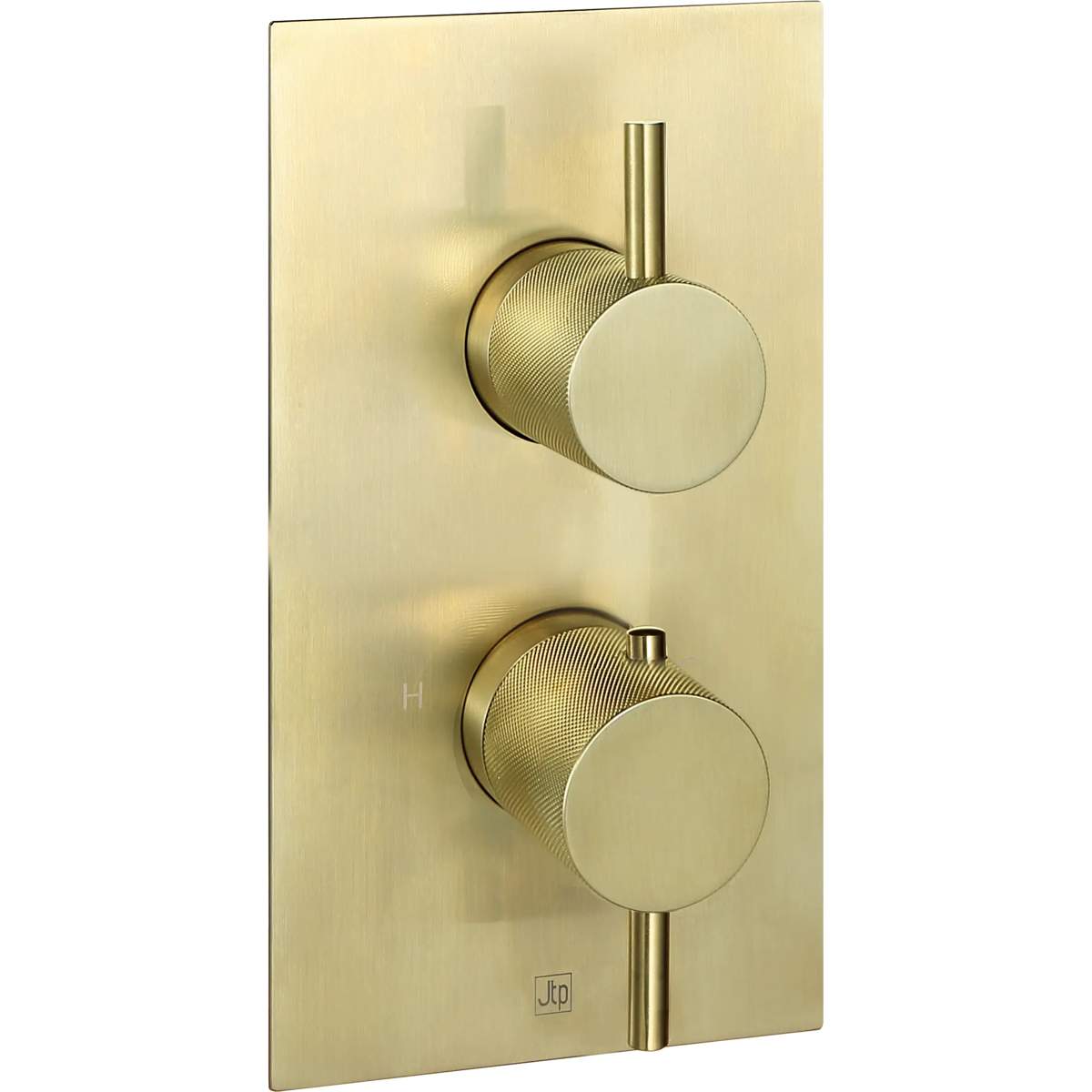 JTP Vos Brushed Brass Thermostatic Concealed 1 Outlet Shower Valve (23651ABBR)