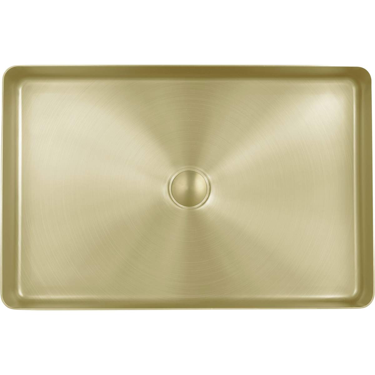 JTP Vos Brushed Brass Grade 316 Stainless Steel Counter Top Basin (23CTS520BBR)