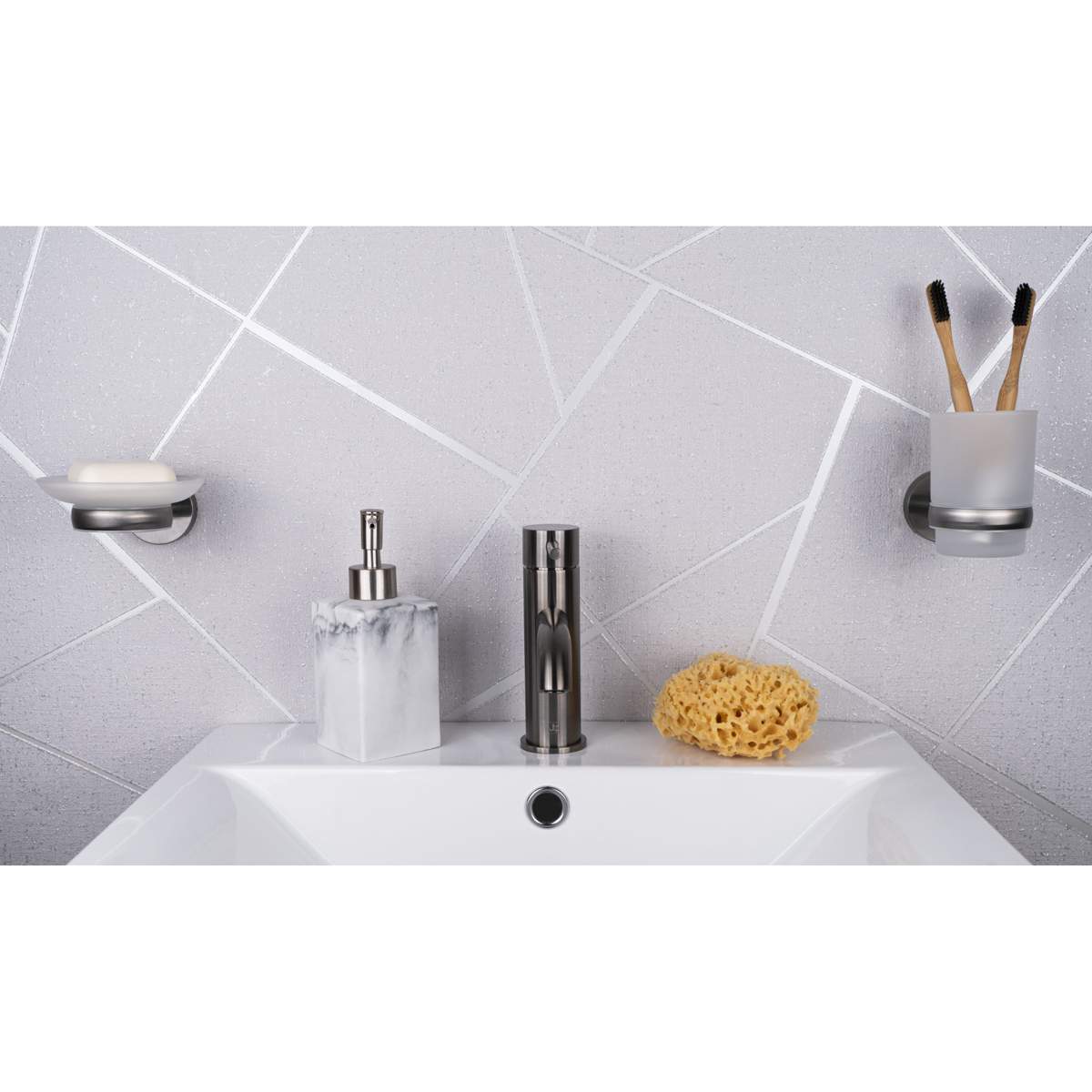 JTP Vos Brushed Black Soap Dish (27131BBL)