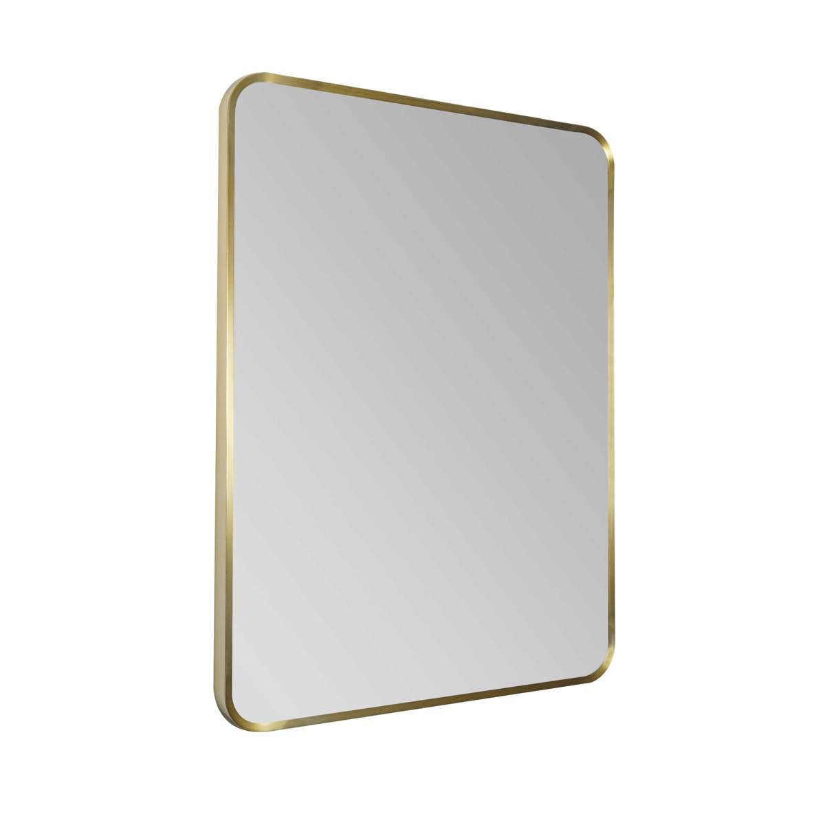 JTP Hix Brushed Brass Mirror without Light (33M68WLBBR)