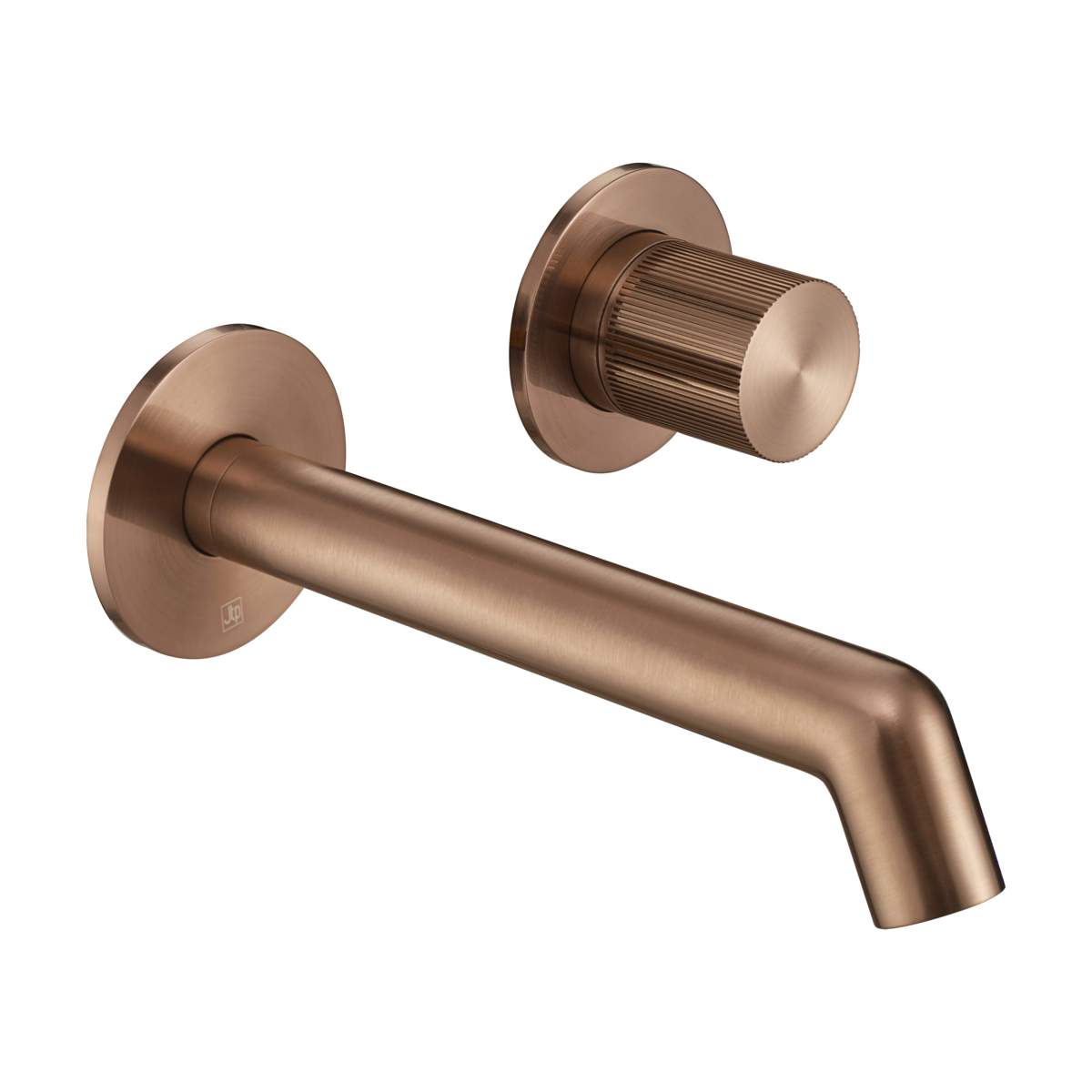 JTP Evo Brushed Bronze Wall Mounted Basin Mixer without Lever (61273BRZMP)