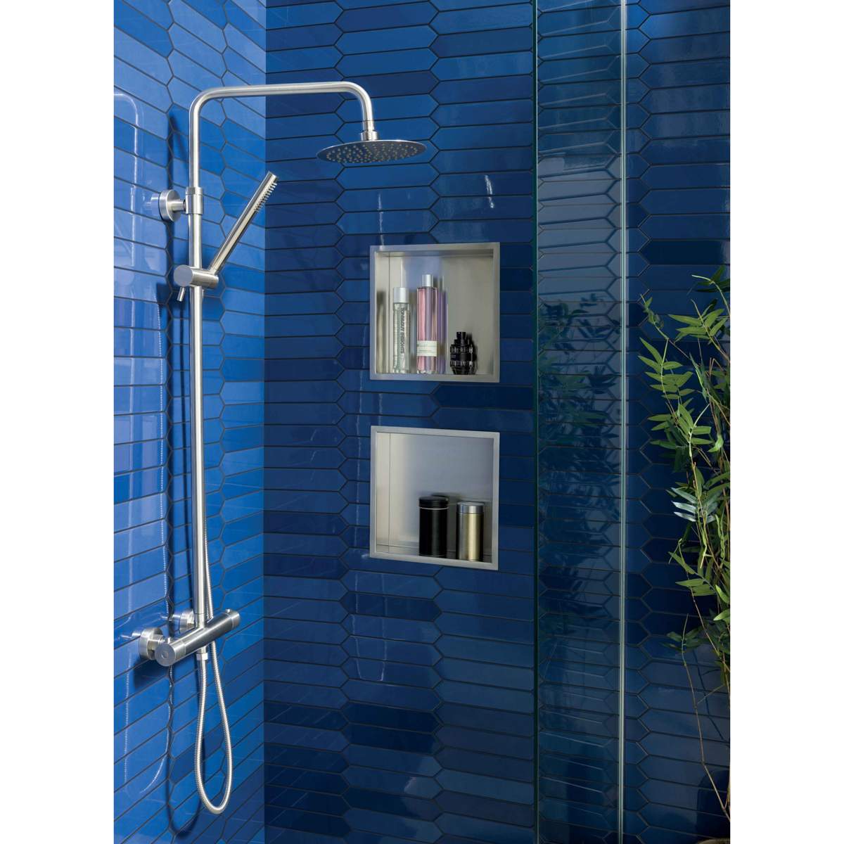 JTP Inox Stainless Steel Shower Niche 300 x 300 (IXNH300)