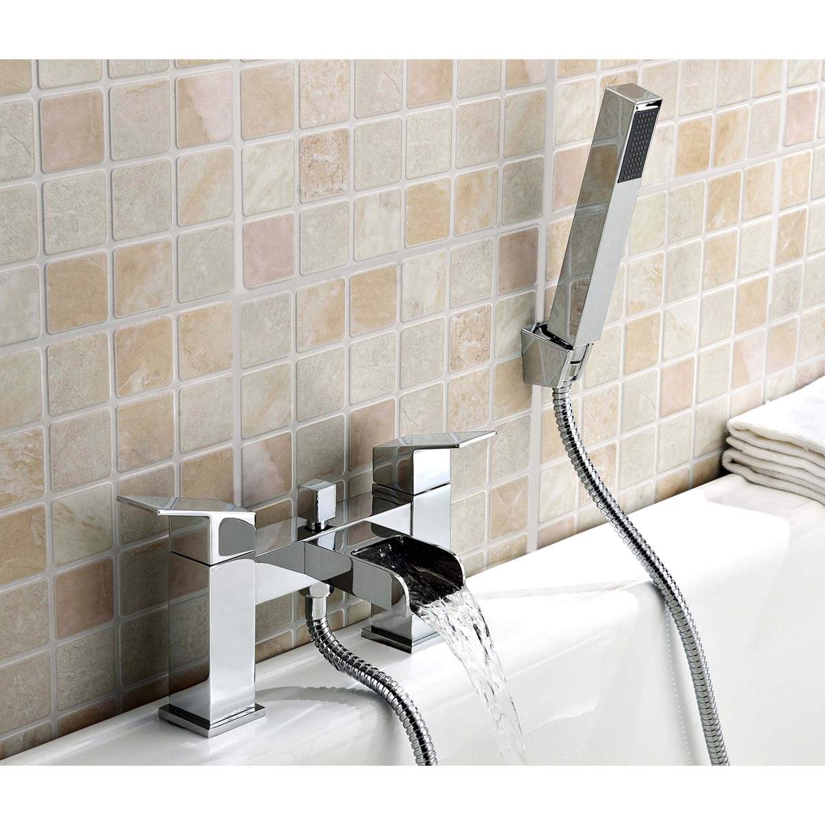 JTP Gleam Bath Shower Mixer with Kit (JTGE301P)