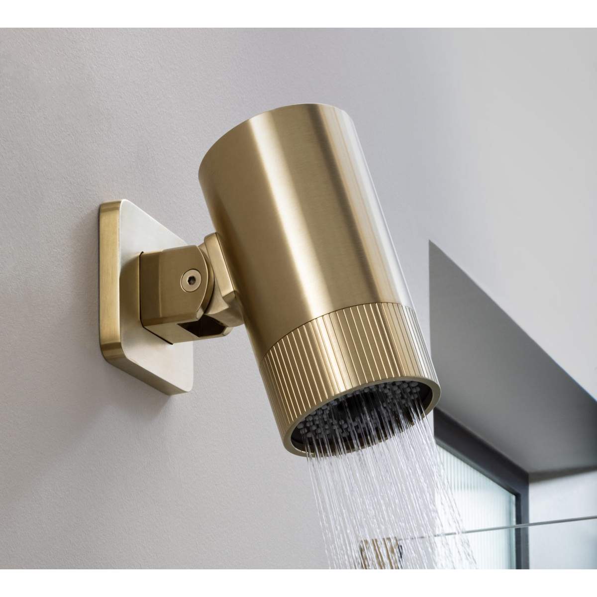 JTP Vos Brushed Brass Lumen Shower Head (LU3SHBBR)