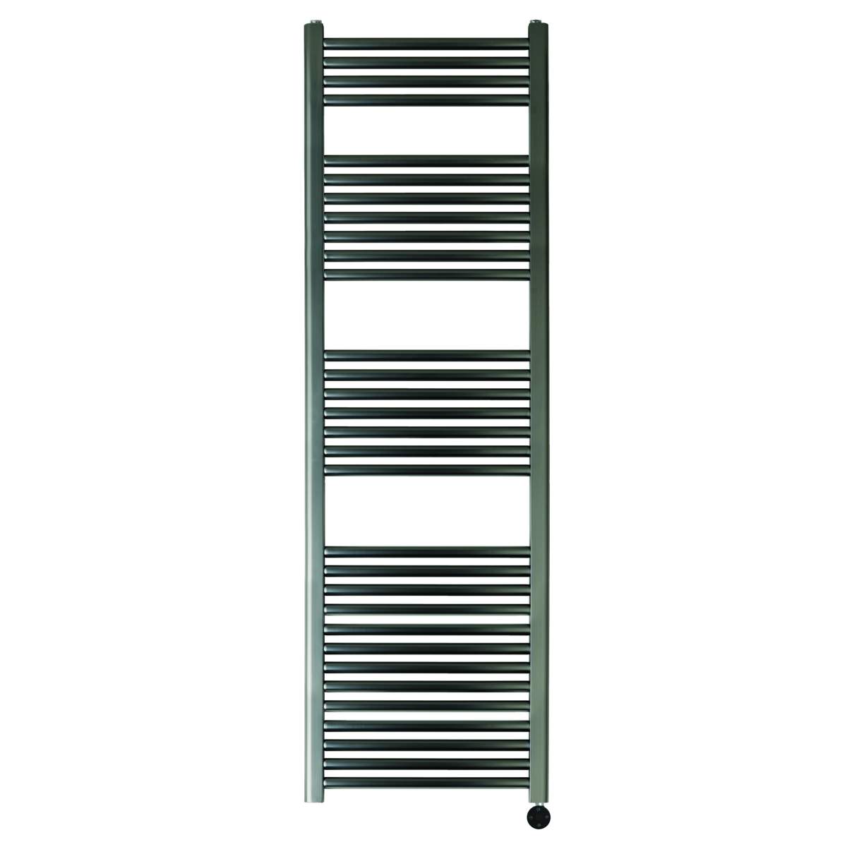 JTP Vos Electric Towel Radiator Brushed Black 1600 x 500 (VOSELT16BBL)