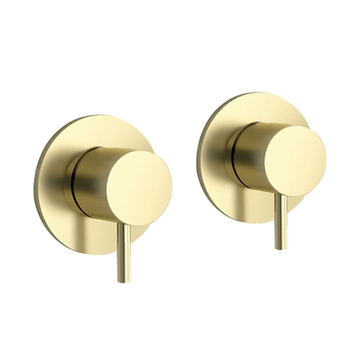 JTP Vos Brushed Brass Wall Valves (23089BBR)