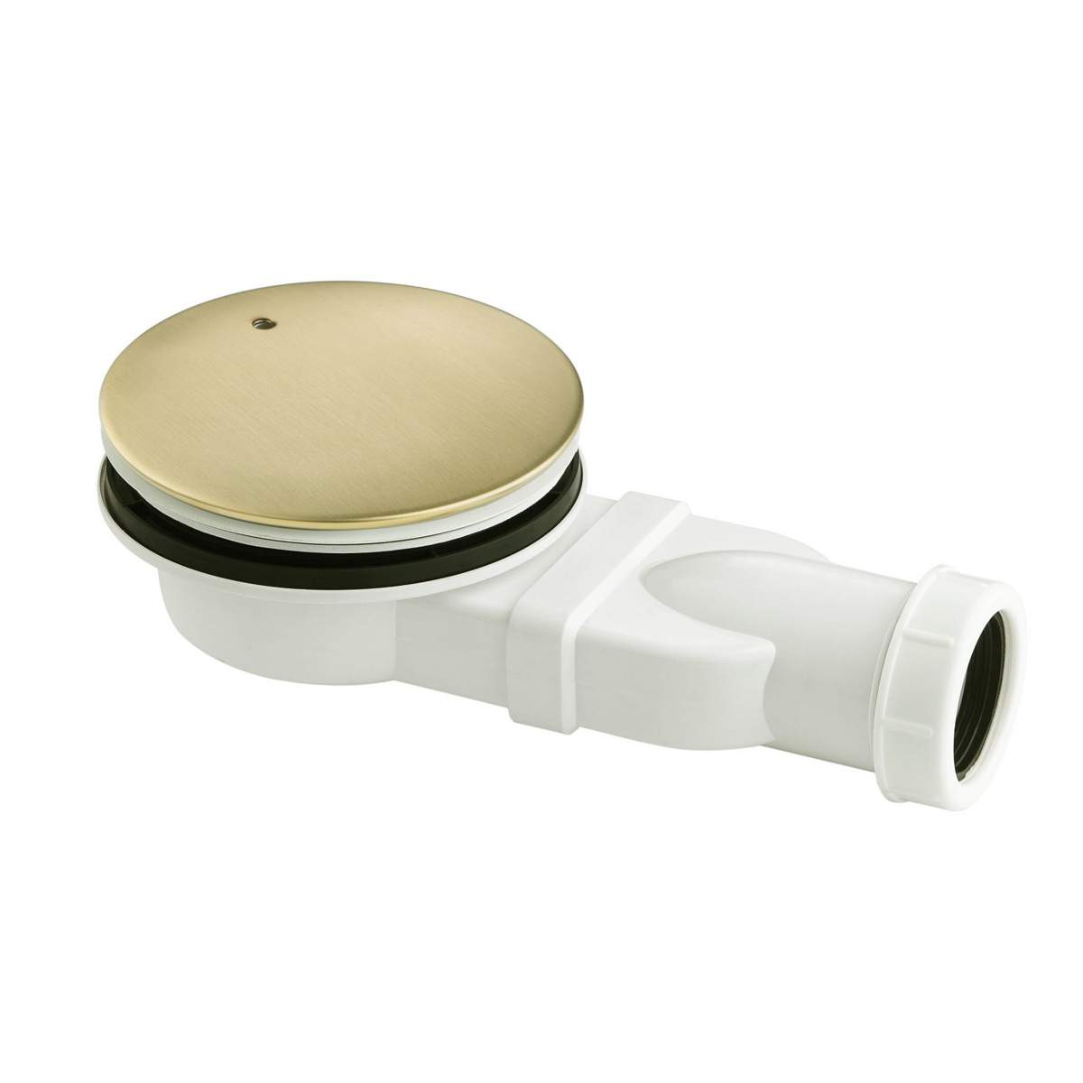 JTP Vos Brushed Brass Slim Shower Waste (23502BBR)