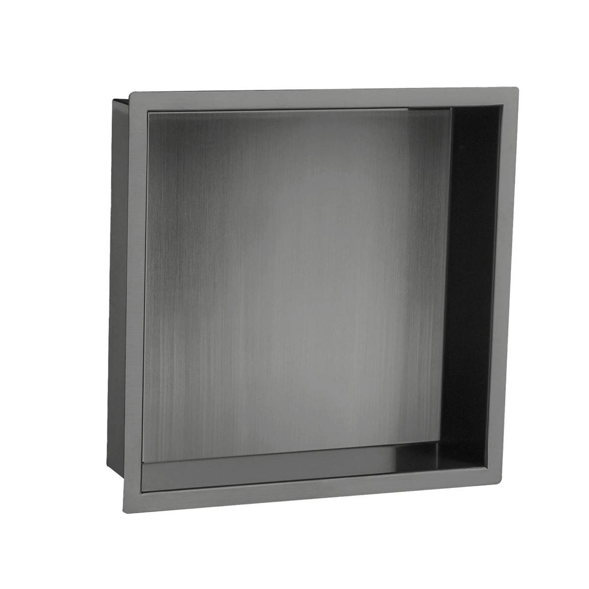 JTP Vos Brushed Black Shower Niche (27NH300BBL)