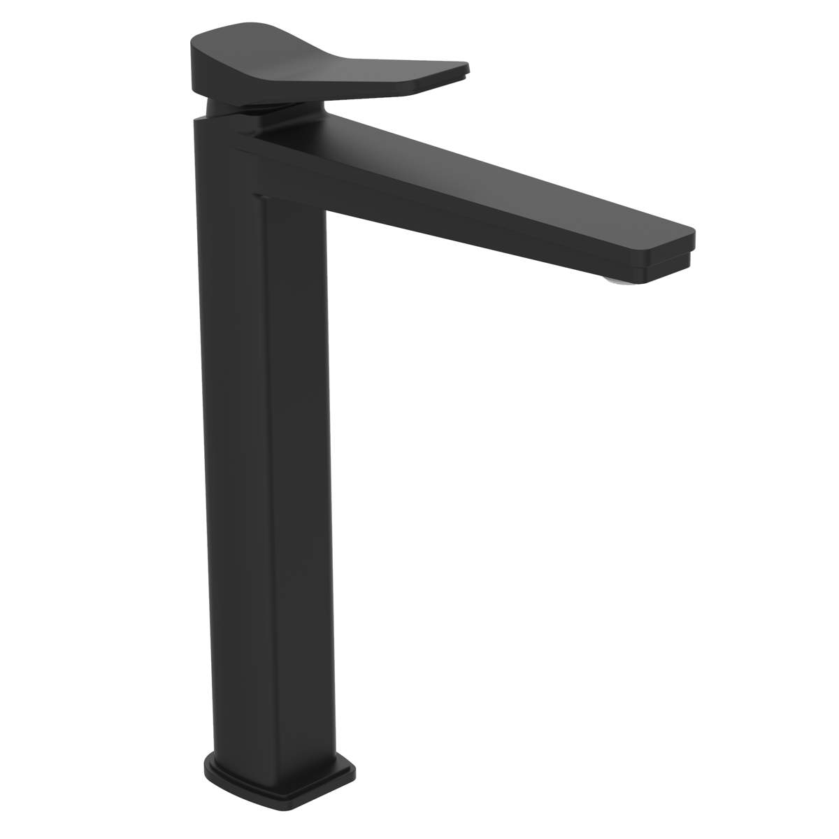 JTP Hix Matt Black Single Lever Tall Basin Mixer (38009MB)