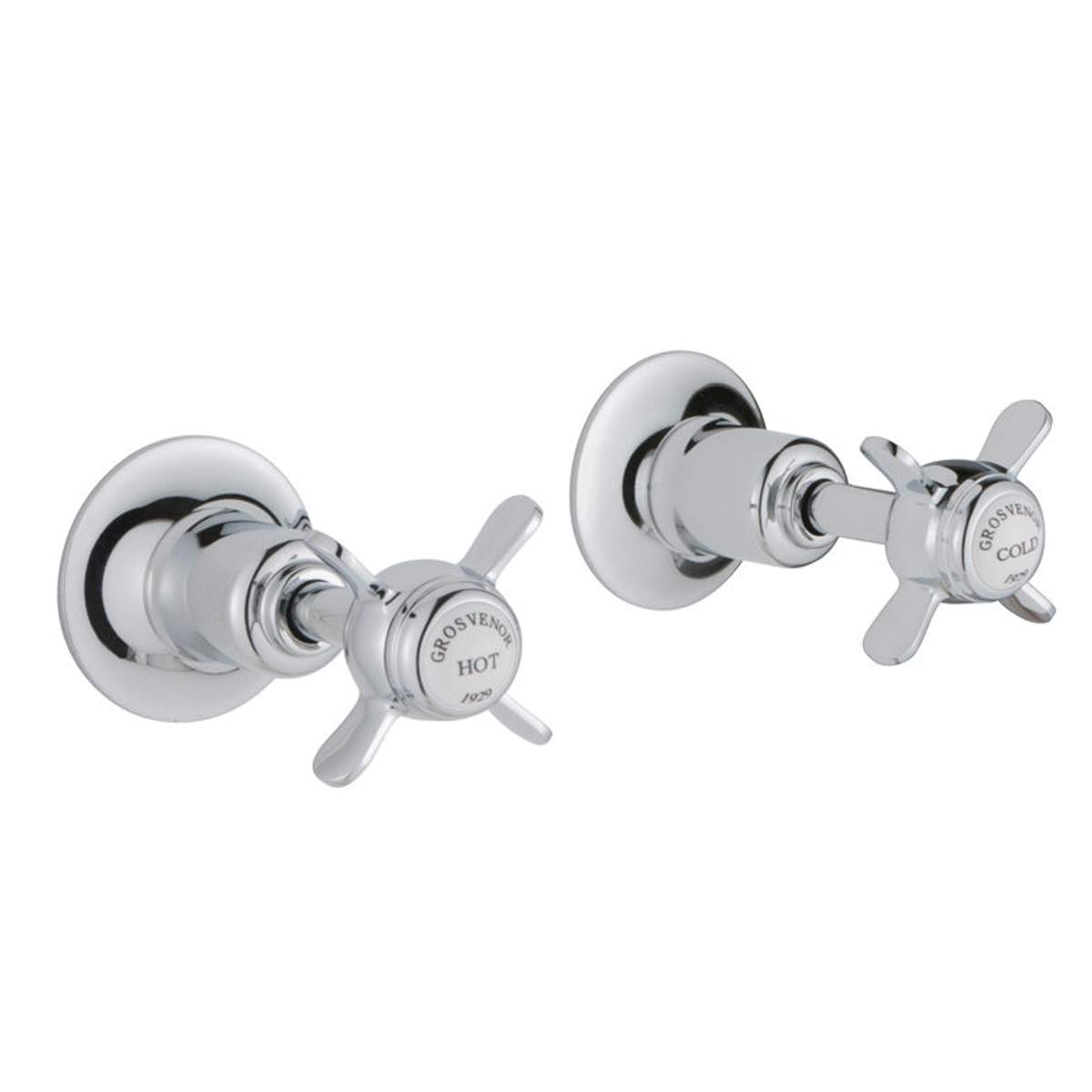 JTP Grosvenor Pinch Chrome Wall Valves 1/2 (98089)