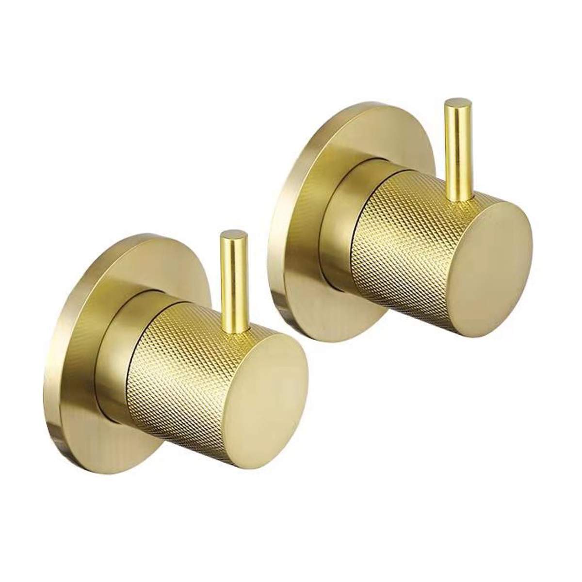 JTP Vos Brushed Brass Wall Valves (DH23089BBR)