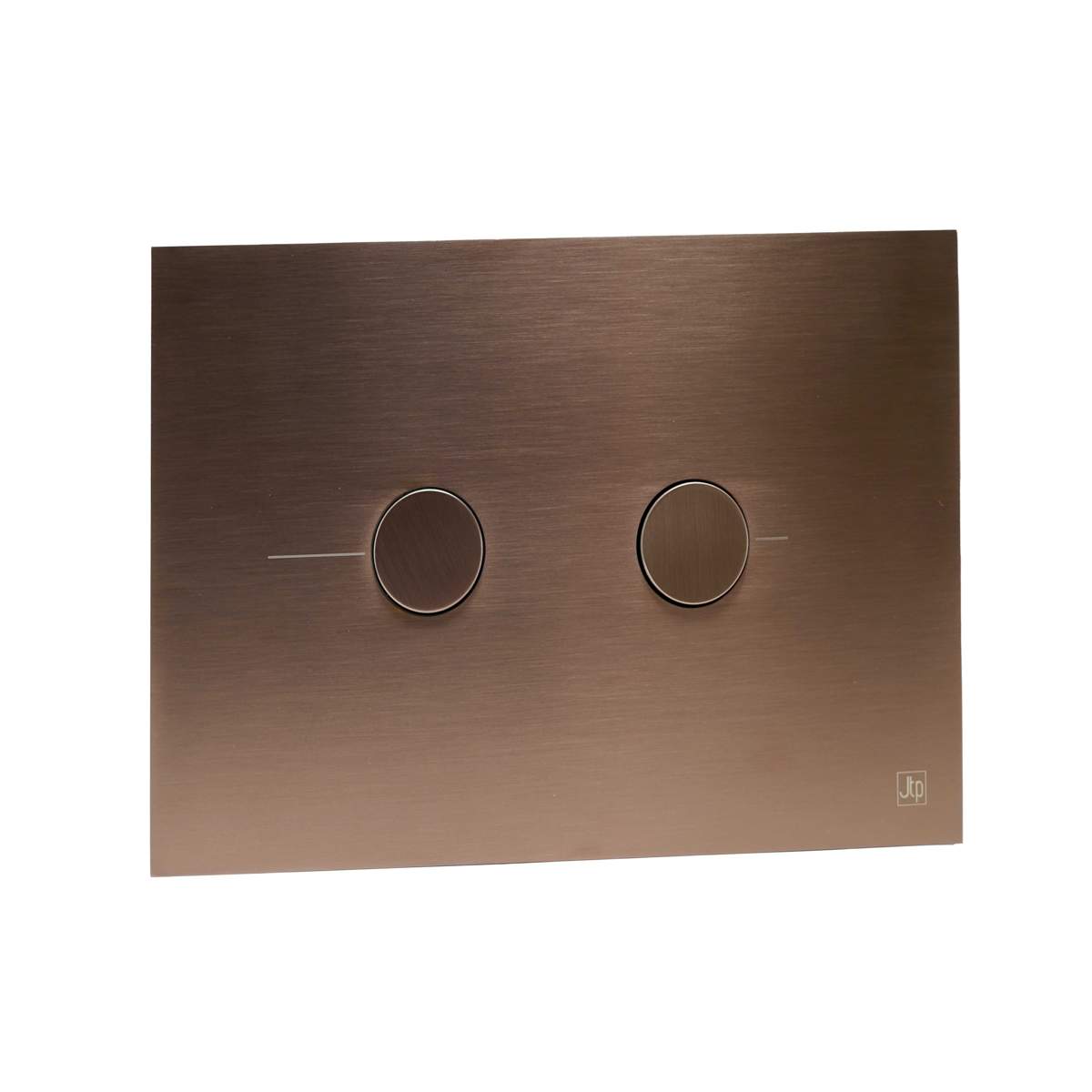 JTP Evo Brushed Bronze Metal Pneumatic Flush Plate with WC Frame (FPBRZ)