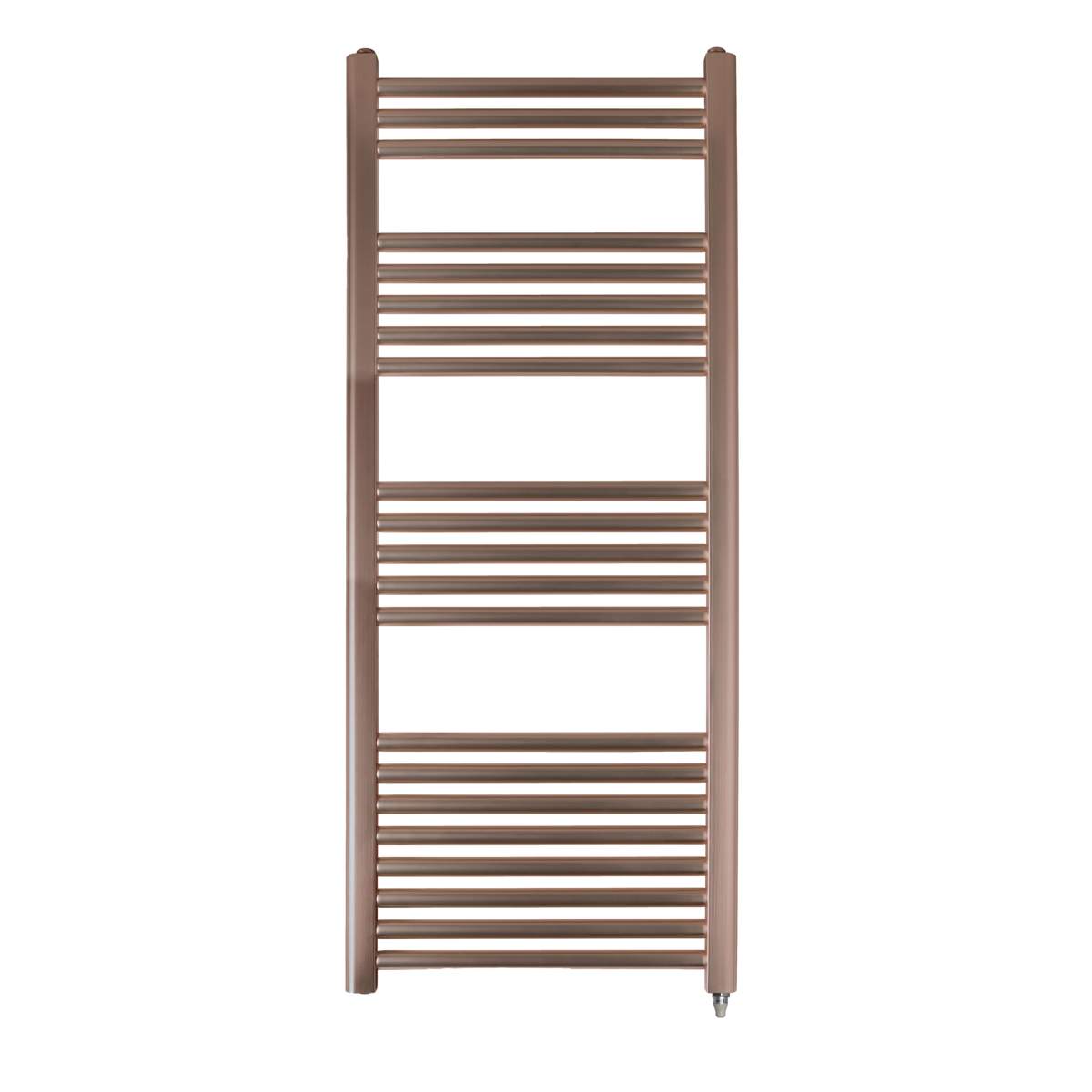 JTP Vos Electric Towel Radiator Brushed Bronze 1200 x 500 (VOSEL12BRZ)