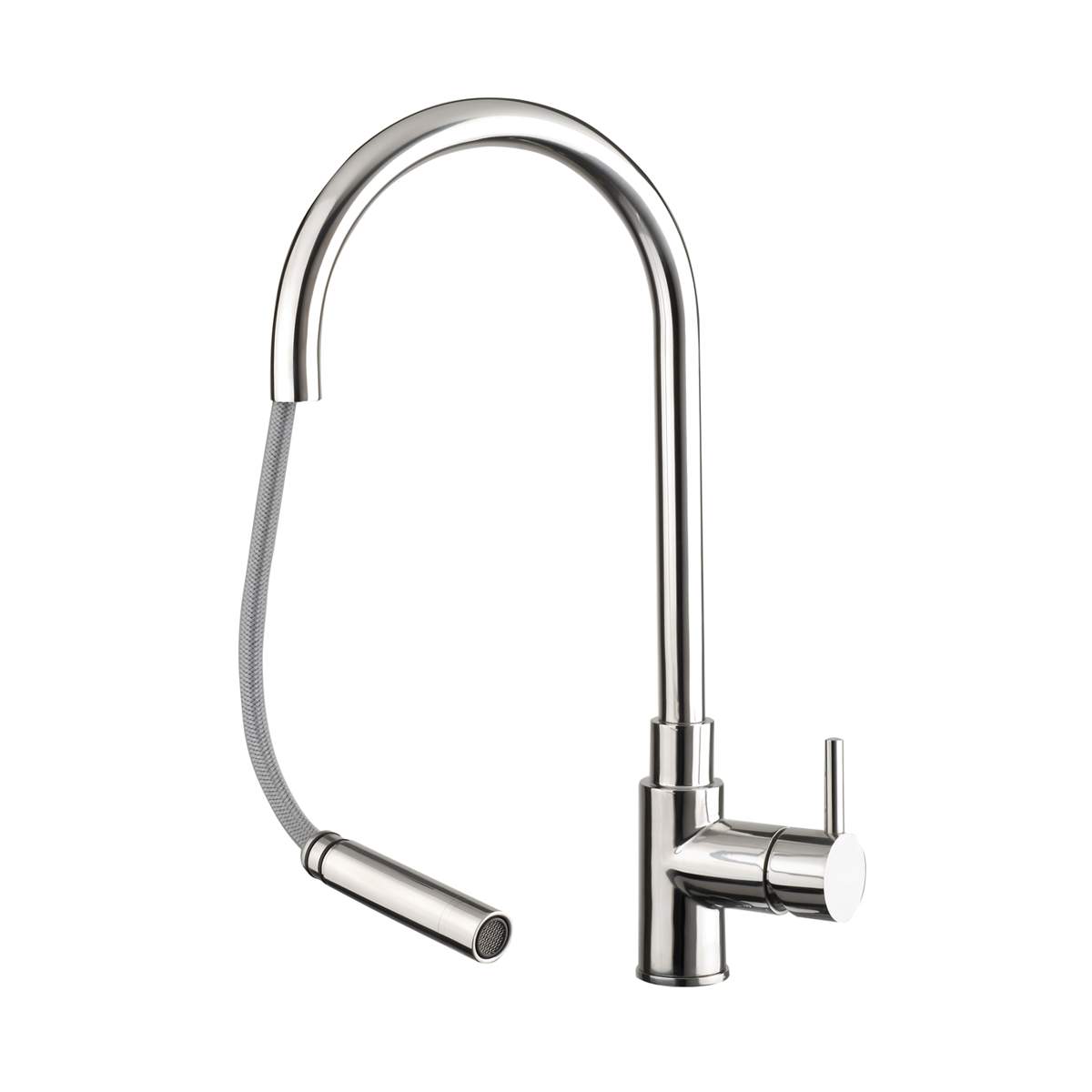 JTP Zecca Stainless Steel Pull-Out Sink Mixer (ZAS181)